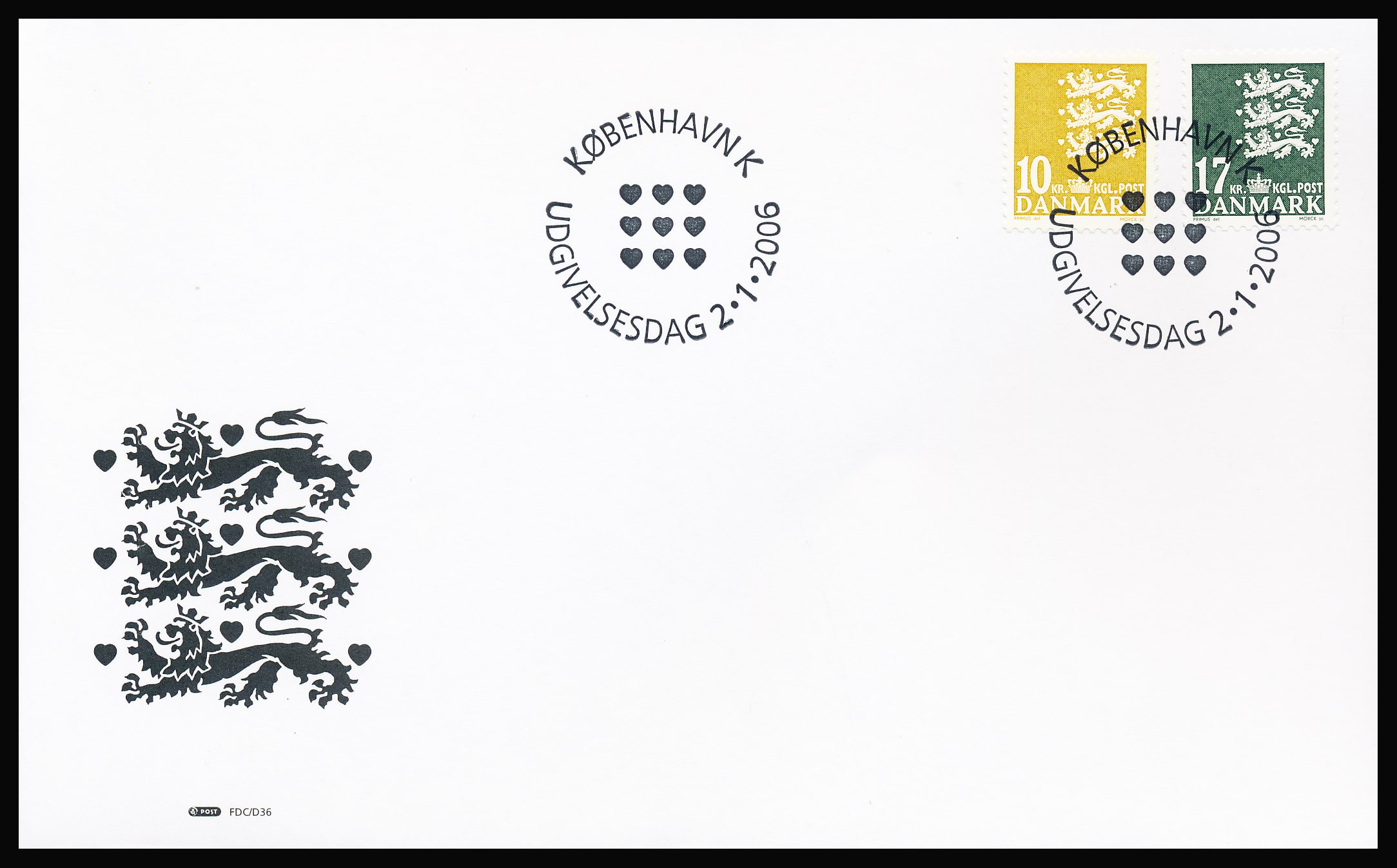 Danmark FDC AFA 1454-622a