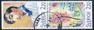 Sverige AFA 1457Co+1460Cn Stemplet