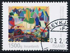 Island AFA 1458 Stemplet