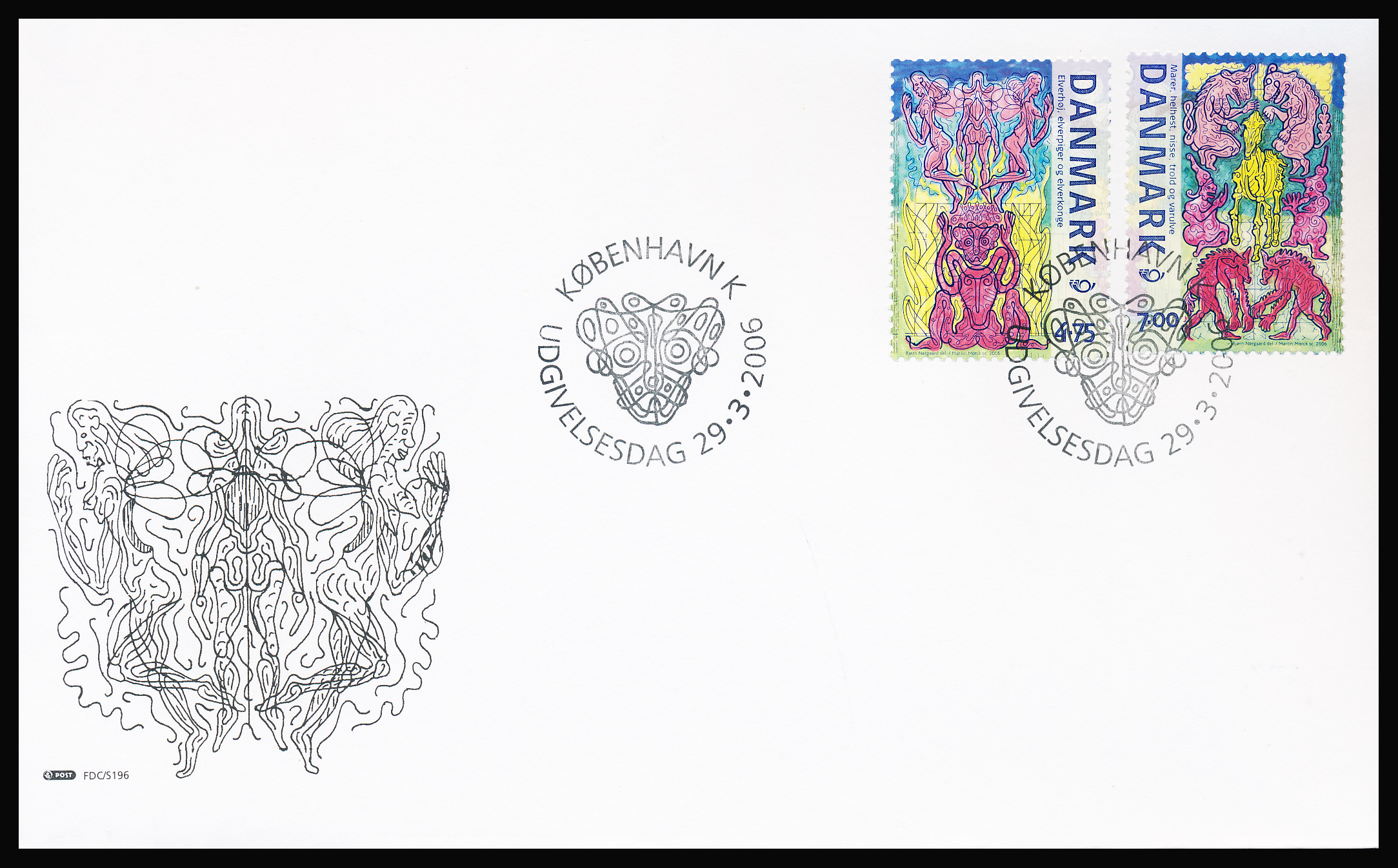 Danmark FDC AFA 1460-1461