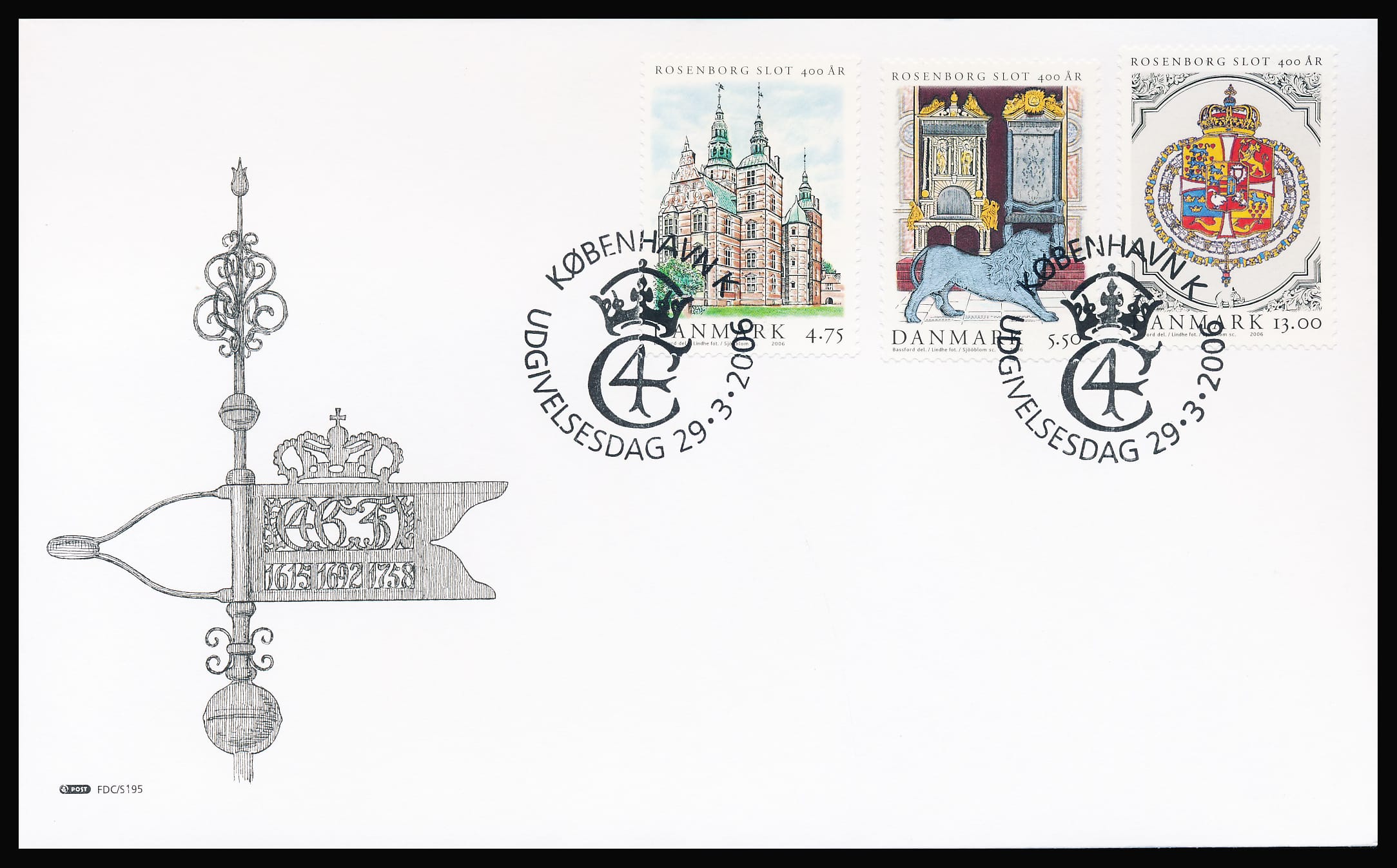 Danmark FDC AFA 1463-1465