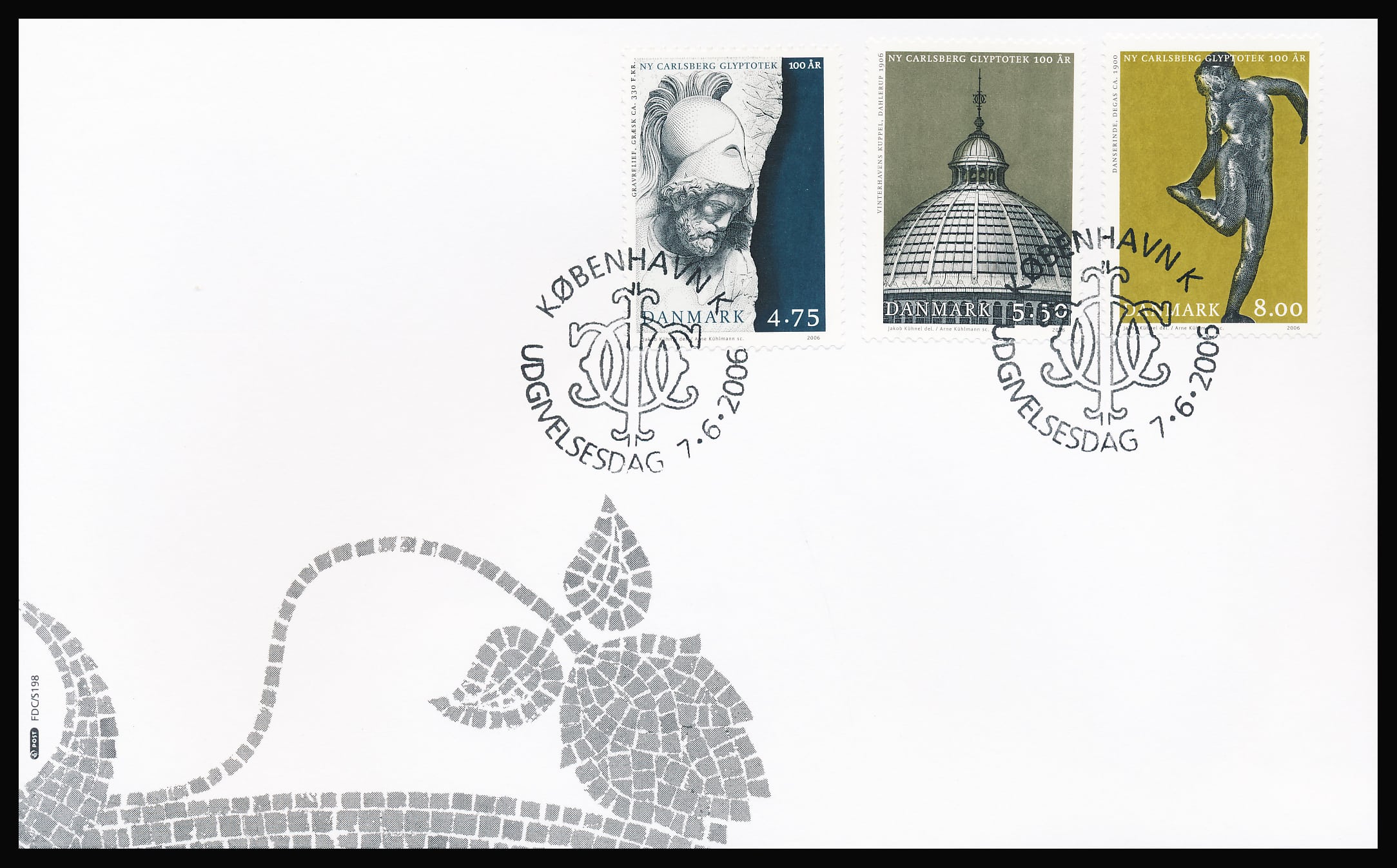 Danmark FDC AFA 1474-1476