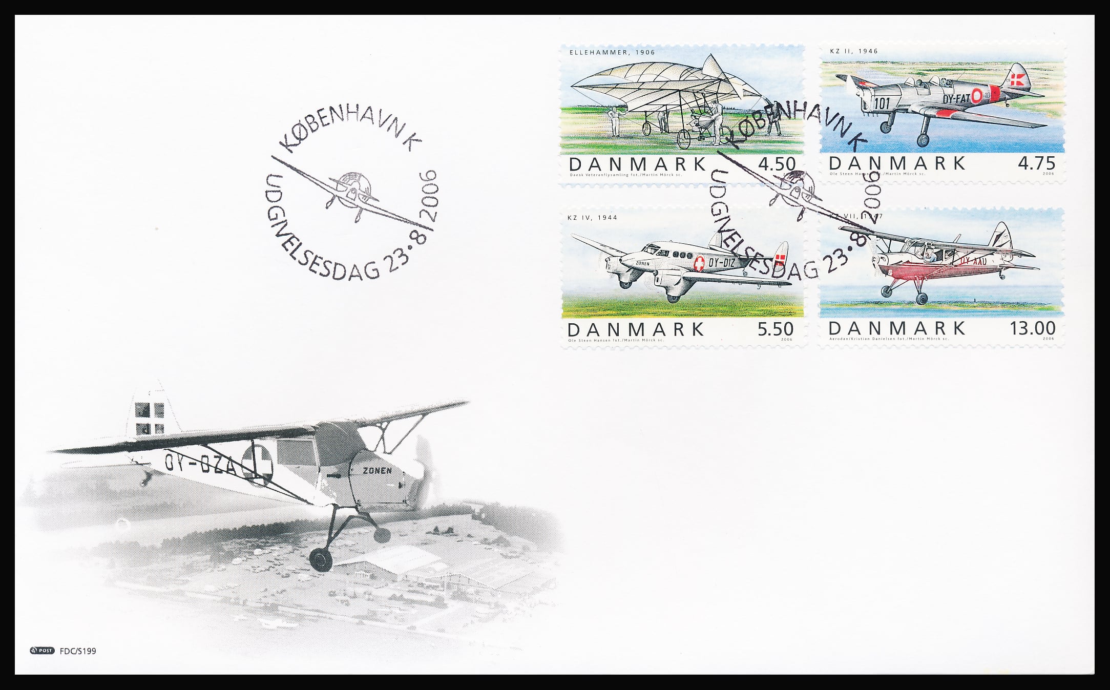Danmark FDC AFA 1478-1481