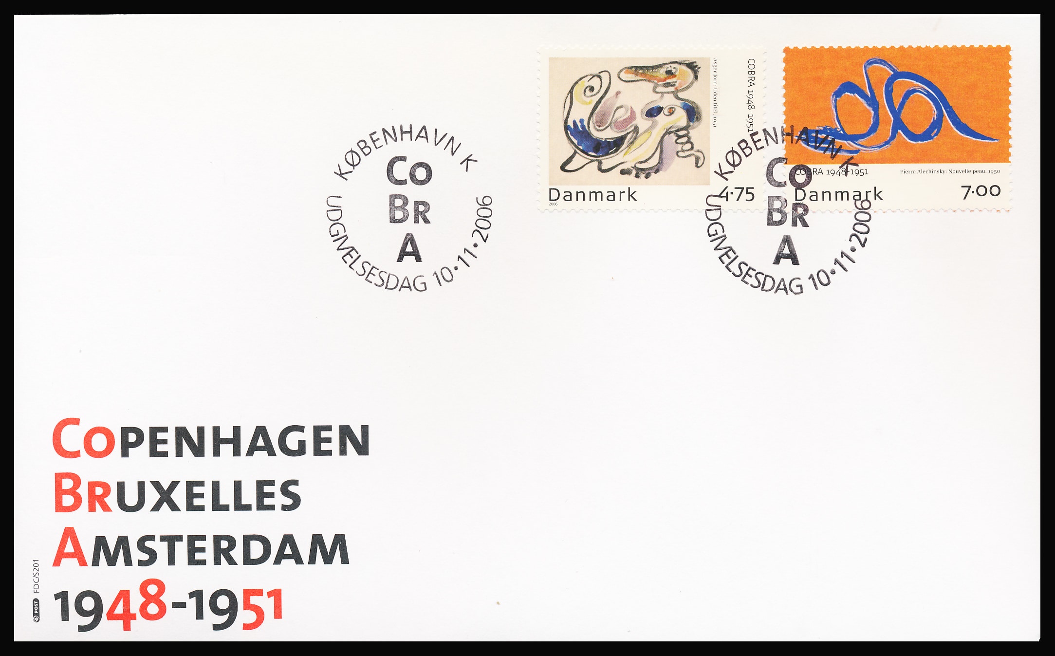Danmark FDC AFA 1484-1487 4-Blok - Billede 2