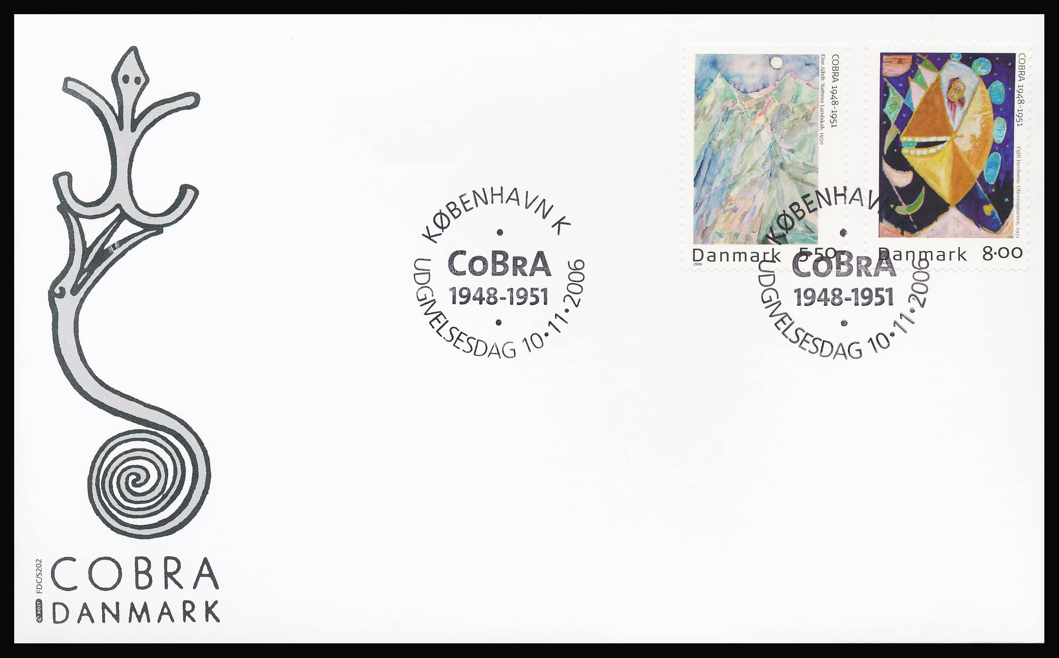 Danmark FDC AFA 1484-1487