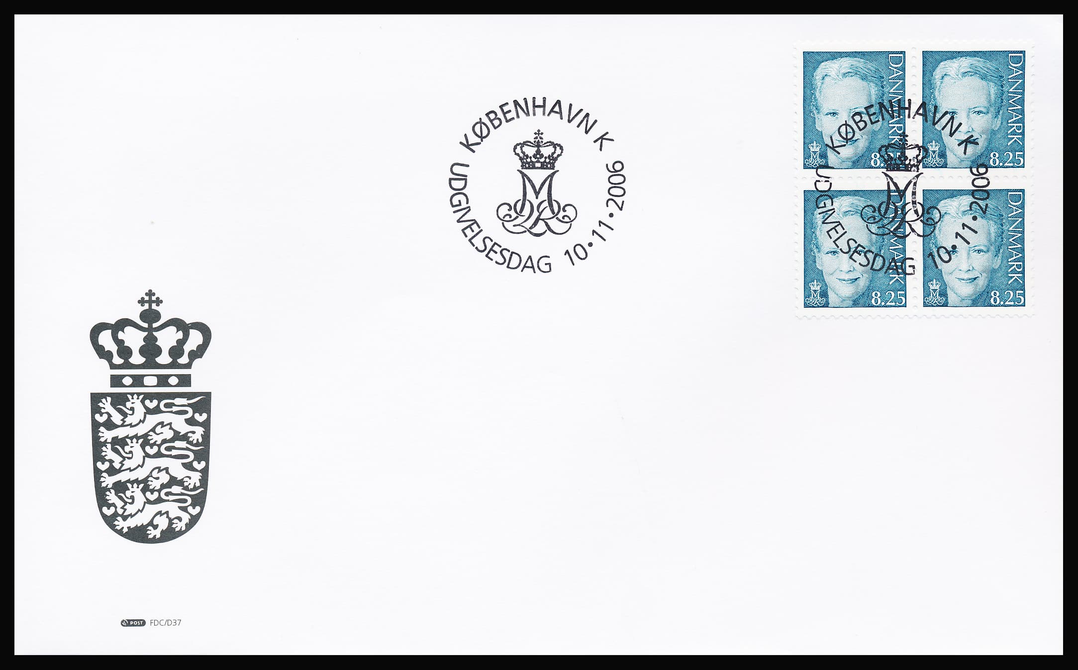 Danmark FDC AFA 1488-1489 4-Blok