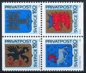 Sverige Rabatmærker AFA 15-18 4-Blok Postfrisk
