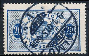 Sverige Tjenestemærker AFA 15 Stemplet