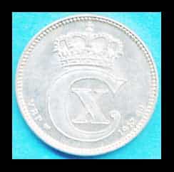 Danmark Christian X 1915 Kvalitet 01