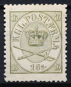 Danmark AFA 15 Ubrugt UG