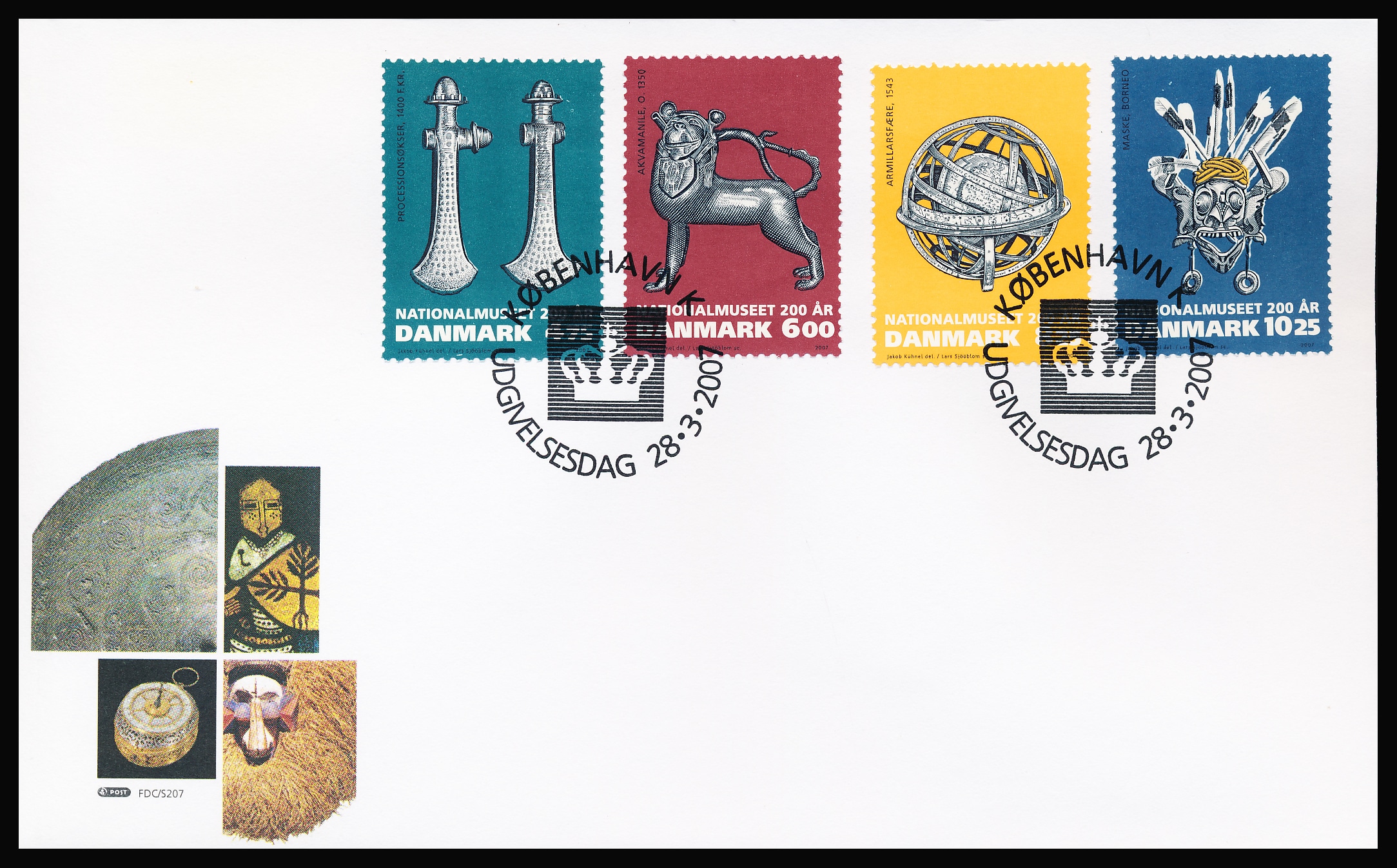 Danmark FDC AFA 1501-1504