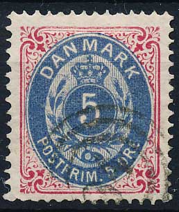Danmark AFA 24 Stemplet