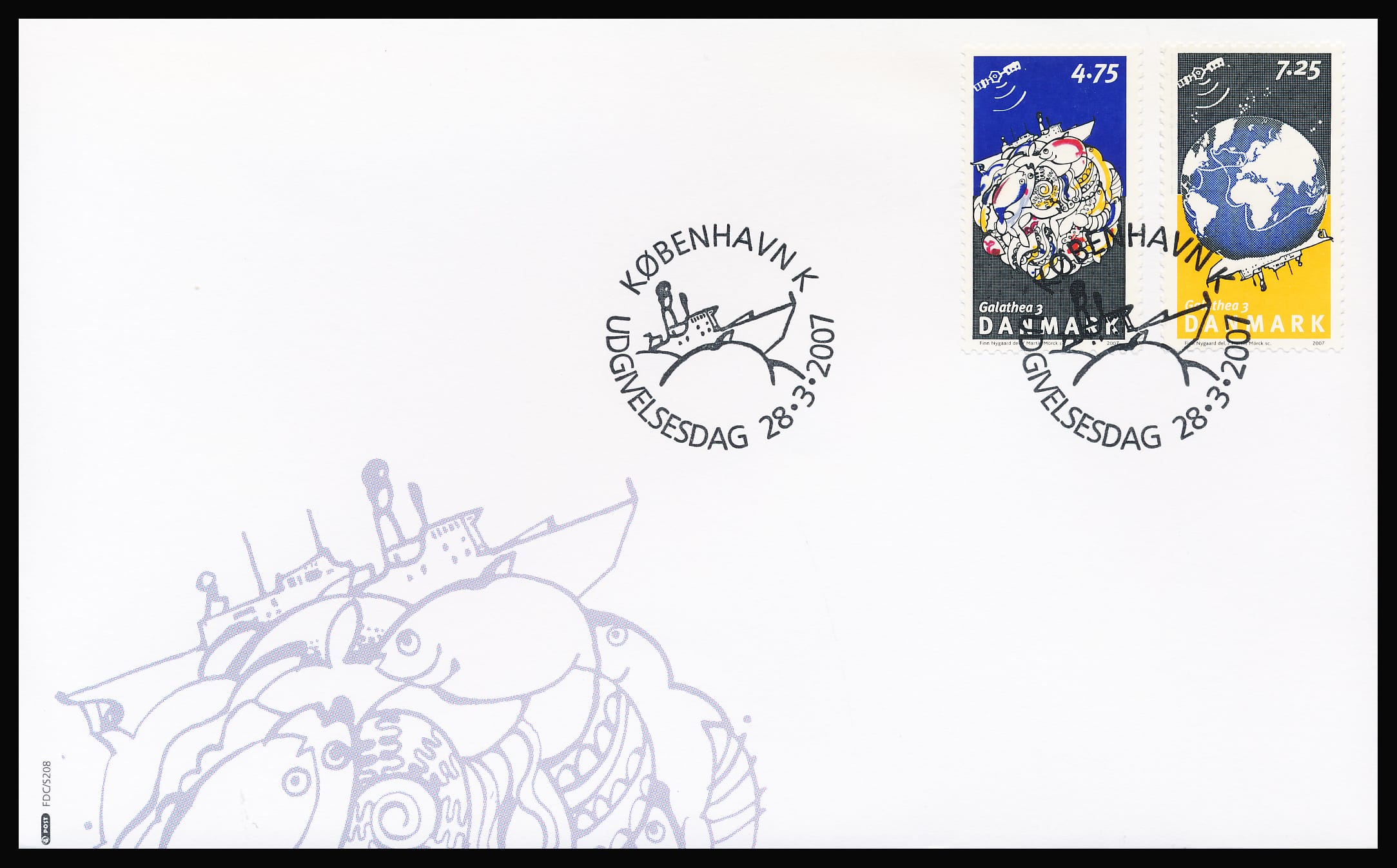 Danmark FDC AFA 1505-1506