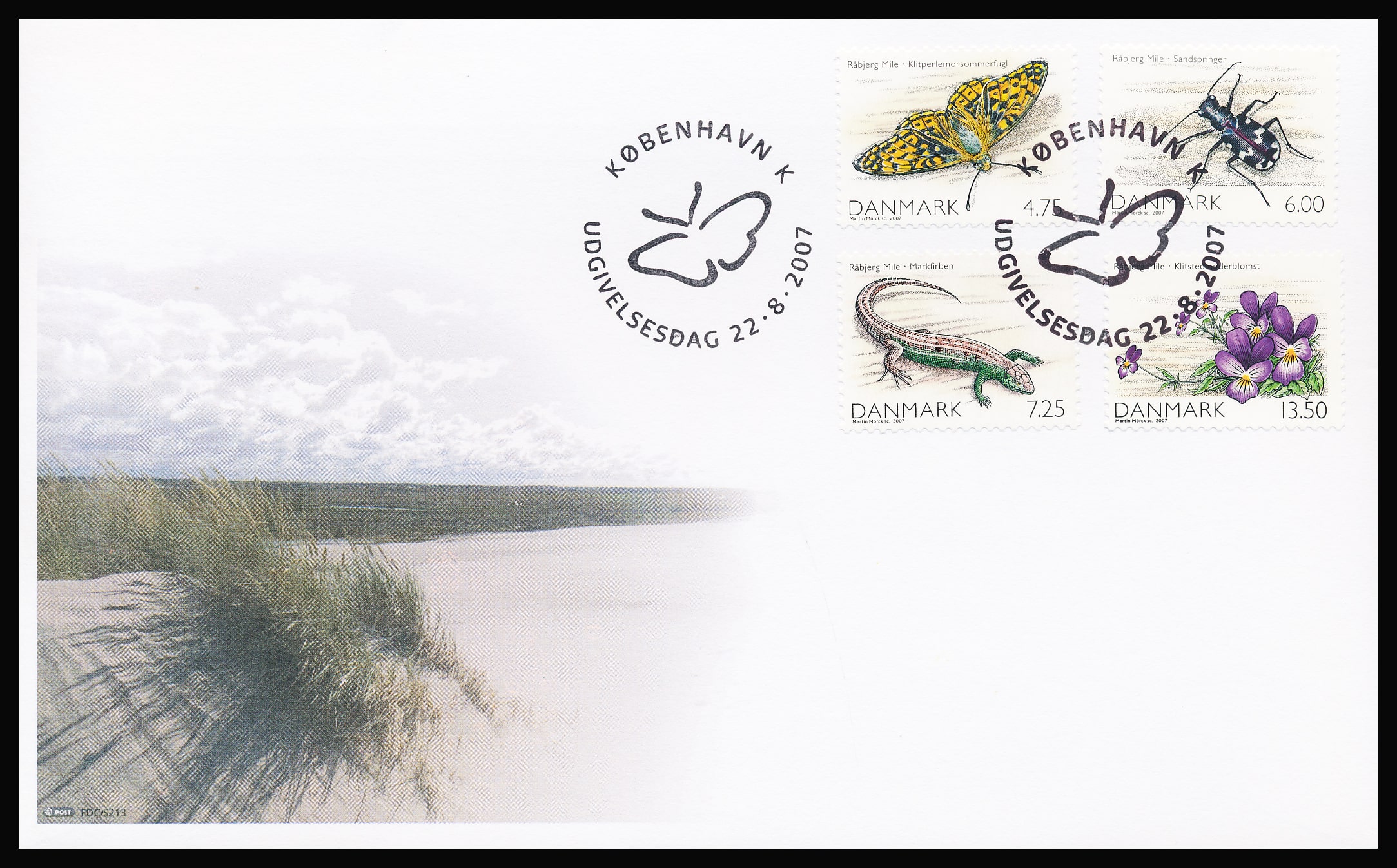 Danmark FDC AFA 1512-1515