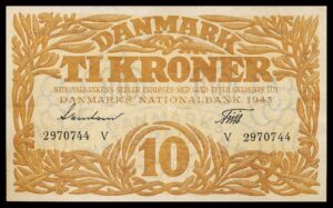 Danmark 10 Kroners 1943 Kvalitet 01 V 2970744