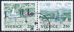 Sverige AFA 1534Cv+1535Ch Stemplet