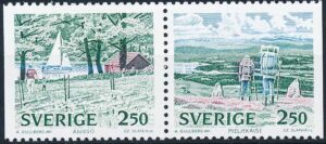 Sverige AFA 1534Cv+1535Ch Postfrisk
