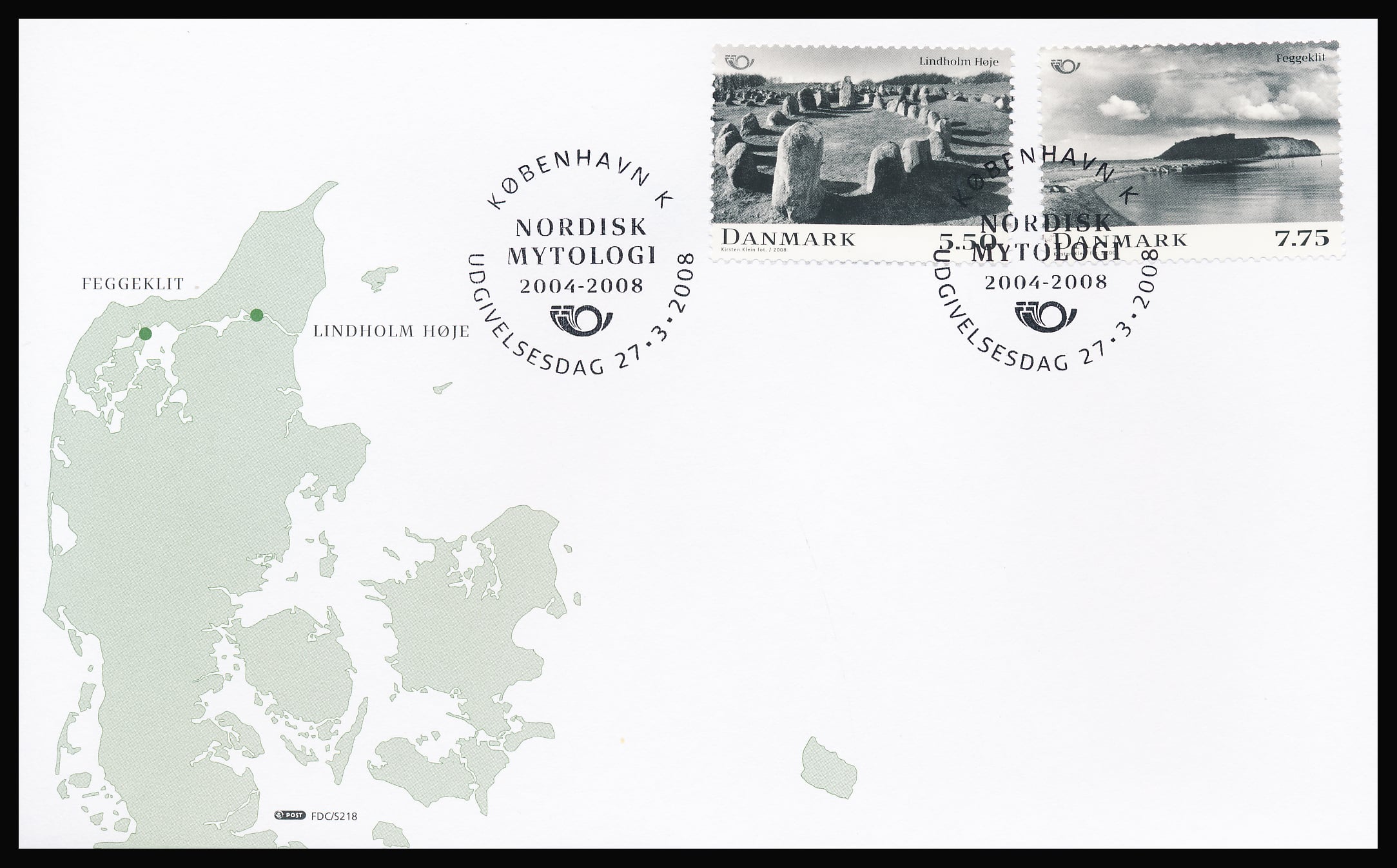 Danmark FDC AFA 1536-1537