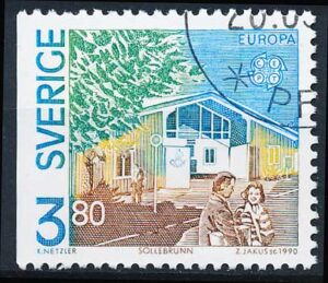 Sverige AFA 1548Cv Stemplet