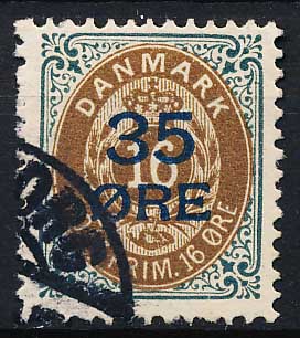 Danmark AFA 60 Stemplet