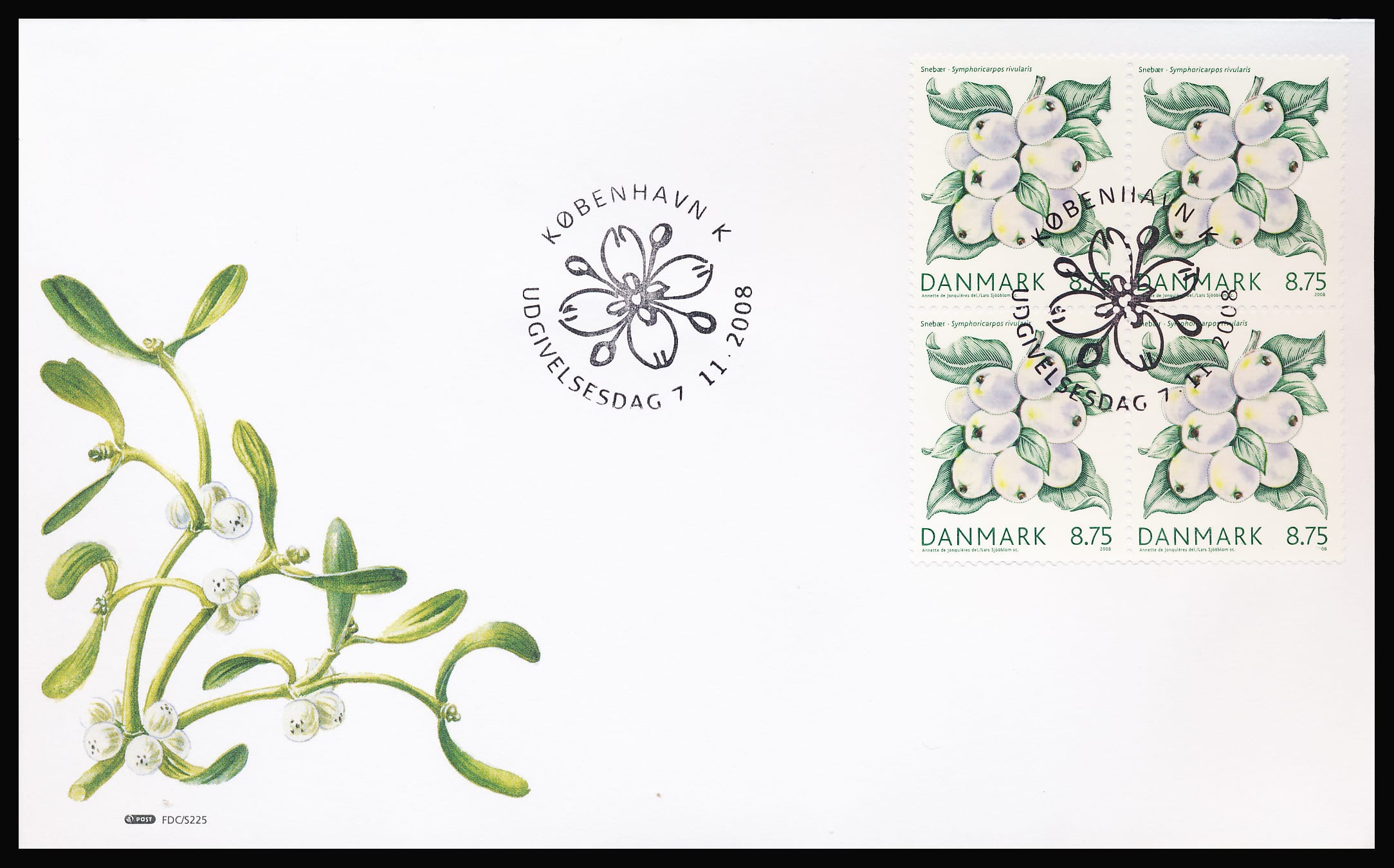 Danmark FDC AFA 1556-1559 4-Blok
