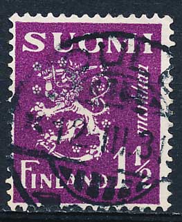 Finland AFA 158 Stemplet