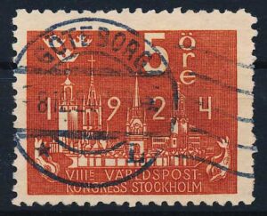 Sverige AFA 159 Stemplet
