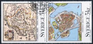 Sverige AFA 1590+1593 Stemplet