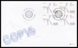 Danmark FDC AFA 1590-1591 4-Blok