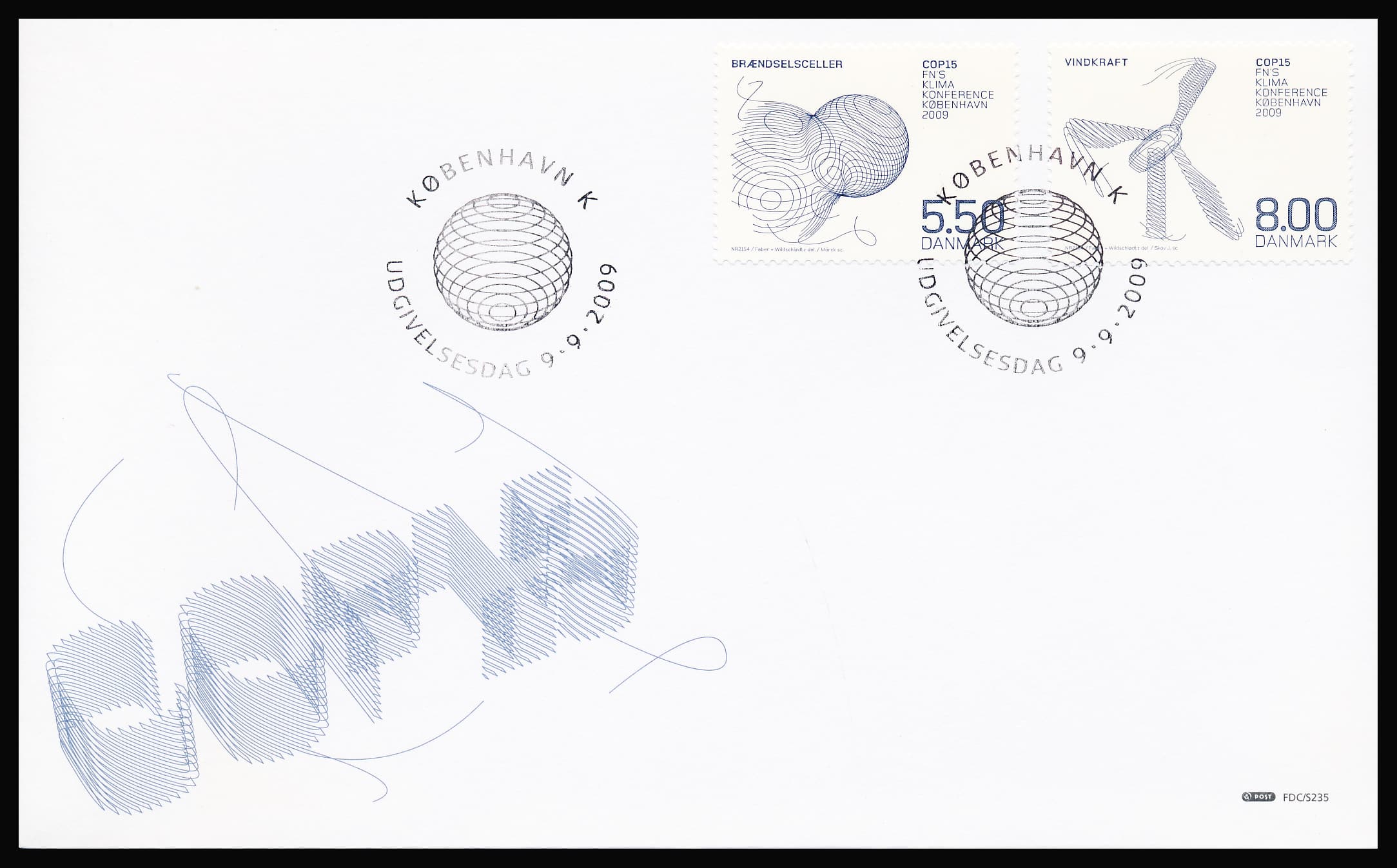 Danmark FDC AFA 1590-1591