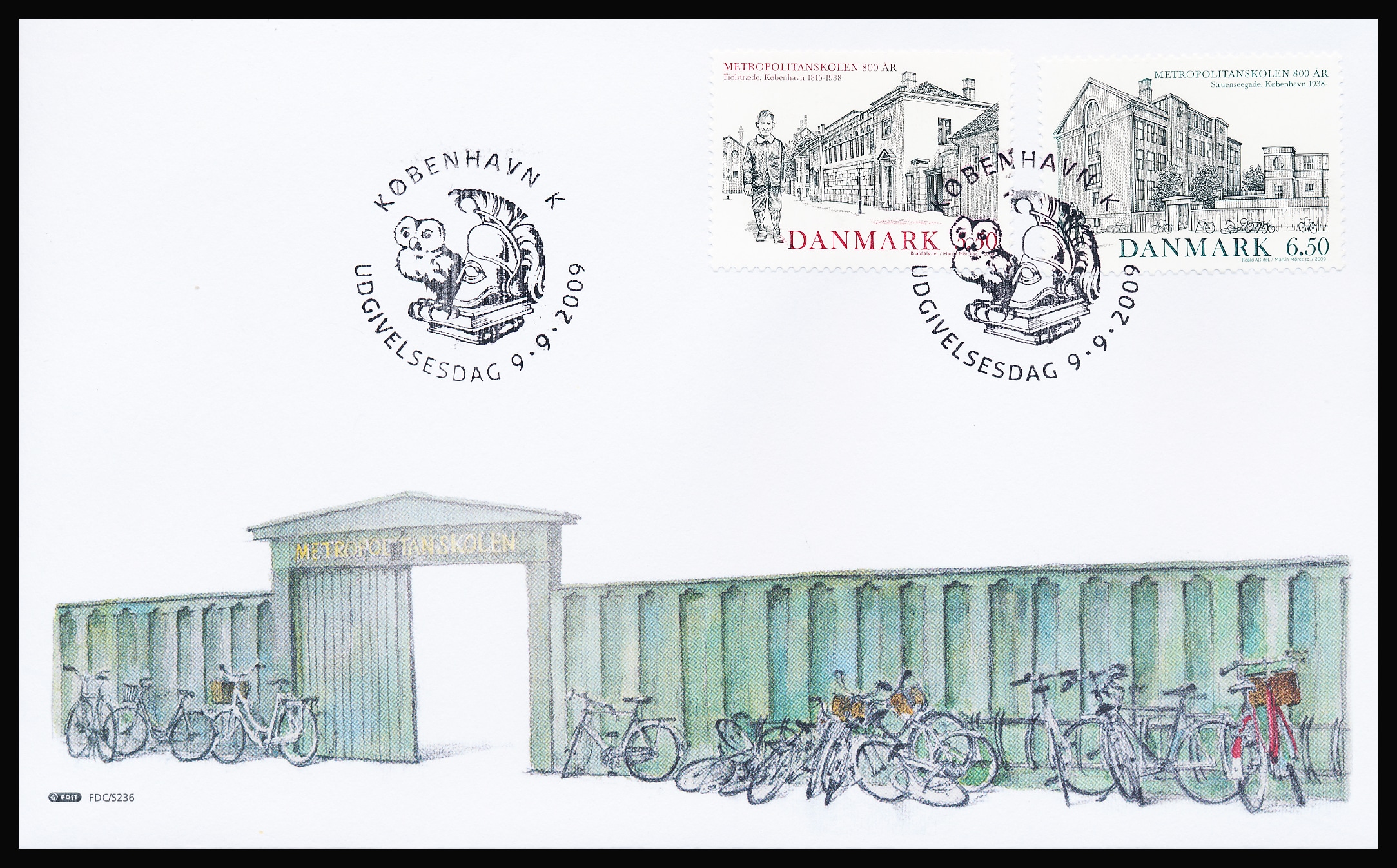 Danmark FDC AFA 1592-1593