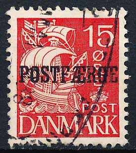 Danmark  Postfærge AFA 16a Stemplet