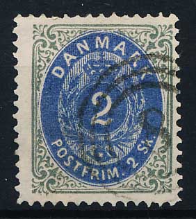 Danmark AFA 16 Stemplet