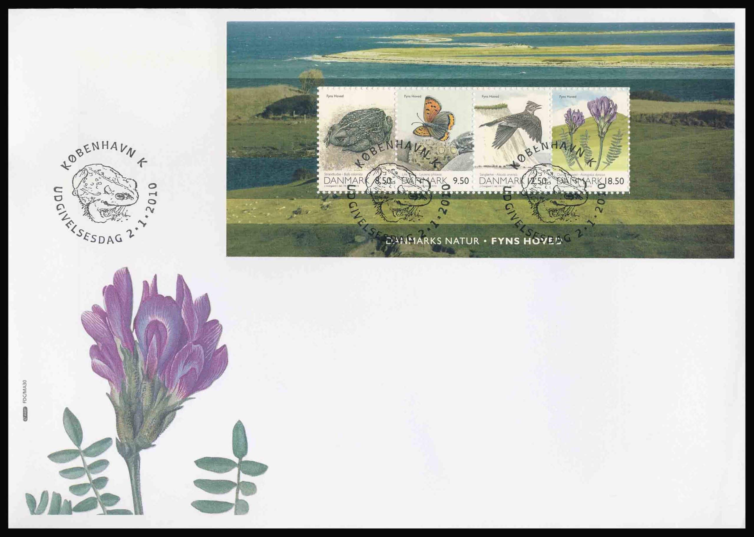 Danmark FDC AFA 1604
