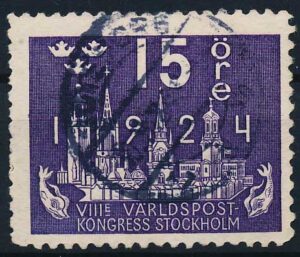 Sverige AFA 161 Stemplet