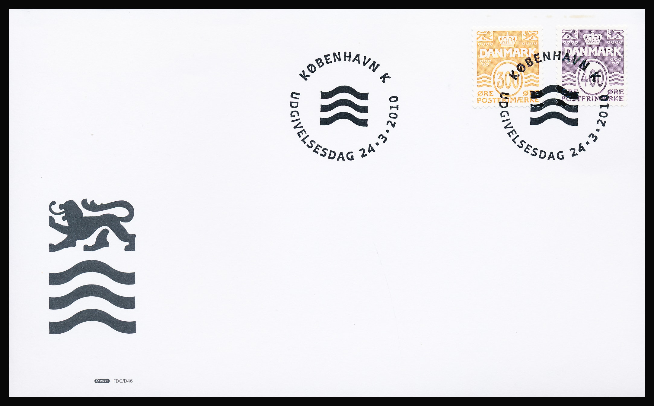 Danmark FDC AFA 1610E-1611E
