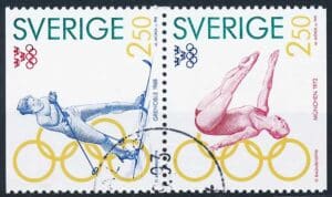 Sverige AFA 1611+1613 Stemplet