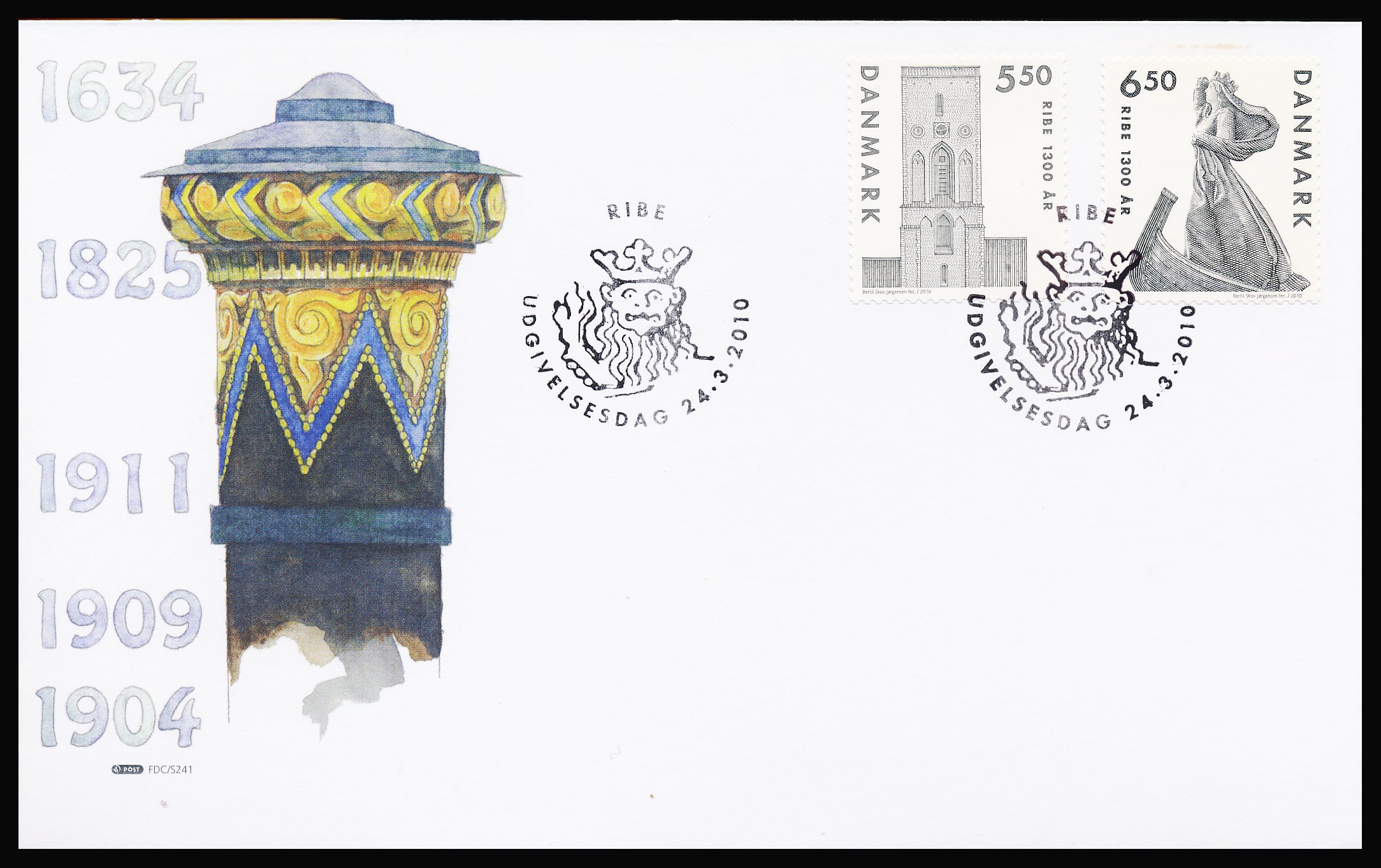 Danmark FDC AFA 1614E-1615E