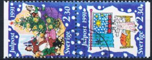 Sverige AFA 1632+1634 Stemplet