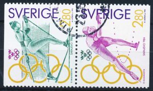 Sverige AFA 1636+1638 Stemplet
