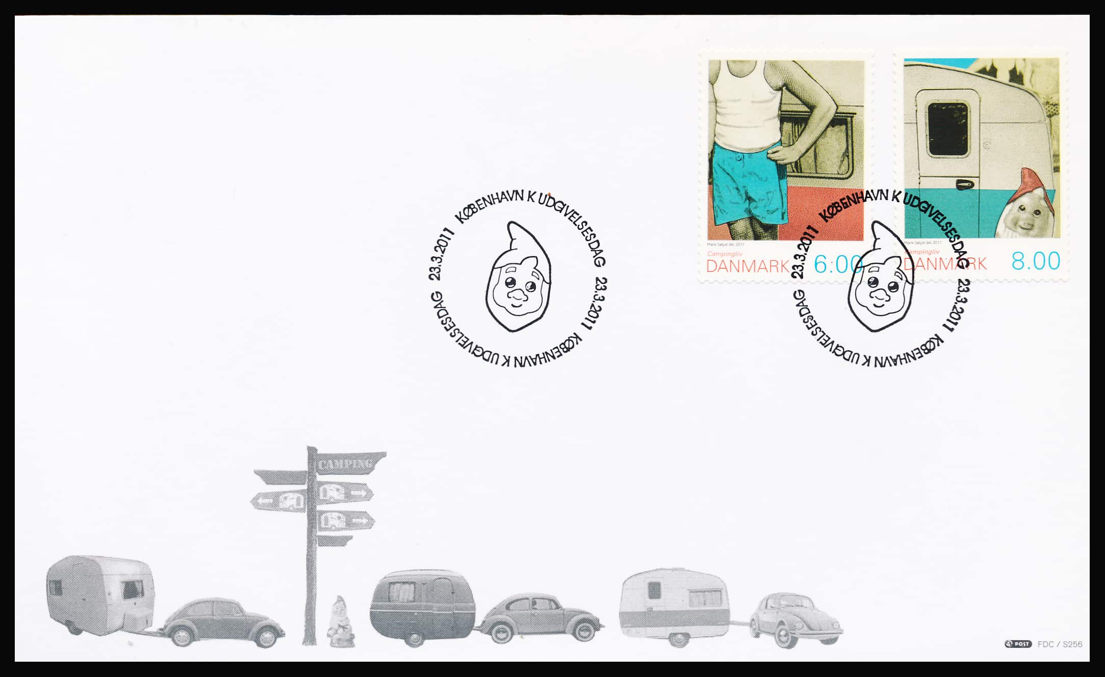 Danmark FDC AFA 1652E-1653E