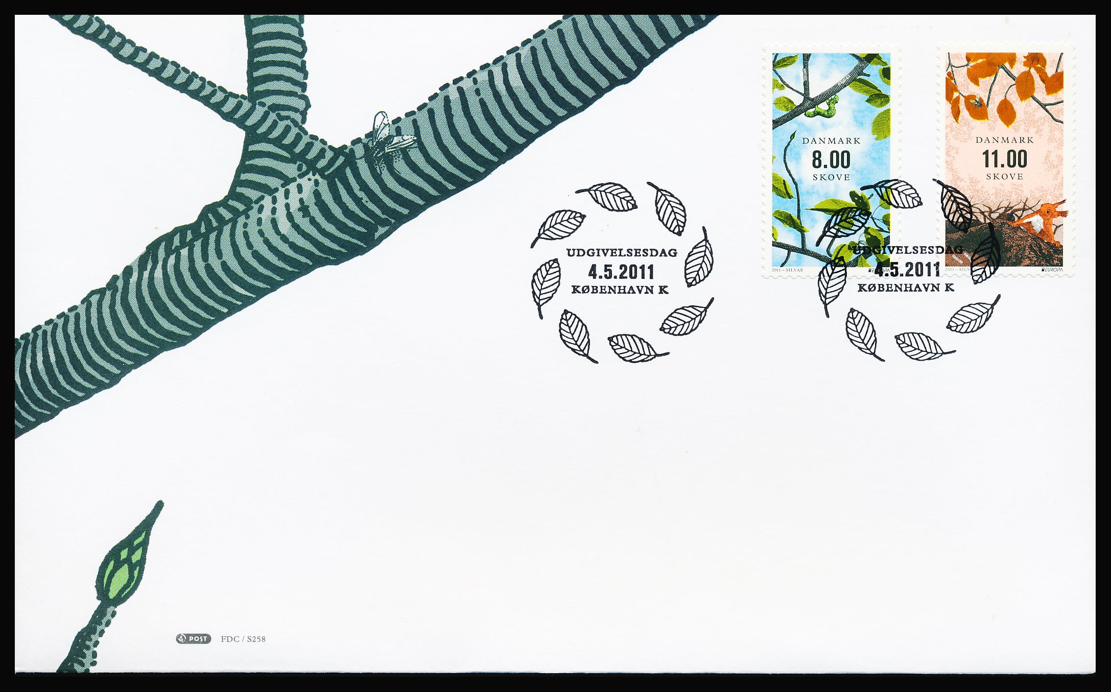 Danmark FDC AFA 1658-59