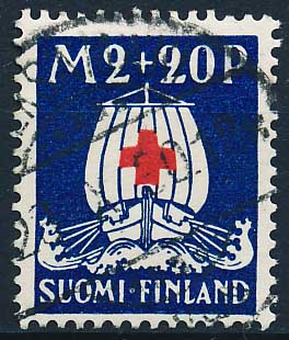 Finland AFA 166 Stemplet