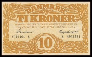 Danmark 10 Kroners 1942 Kvalitet 1+ S 4941461
