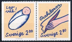 Sverige AFA 1660+1661 Postfrisk