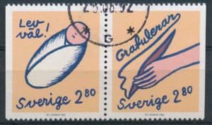 Sverige AFA 1660+1661 Stemplet