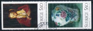 Sverige AFA 1664+1667 Stemplet