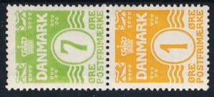 Danmark AFA 77+167 Sammenhængende Postfrisk
