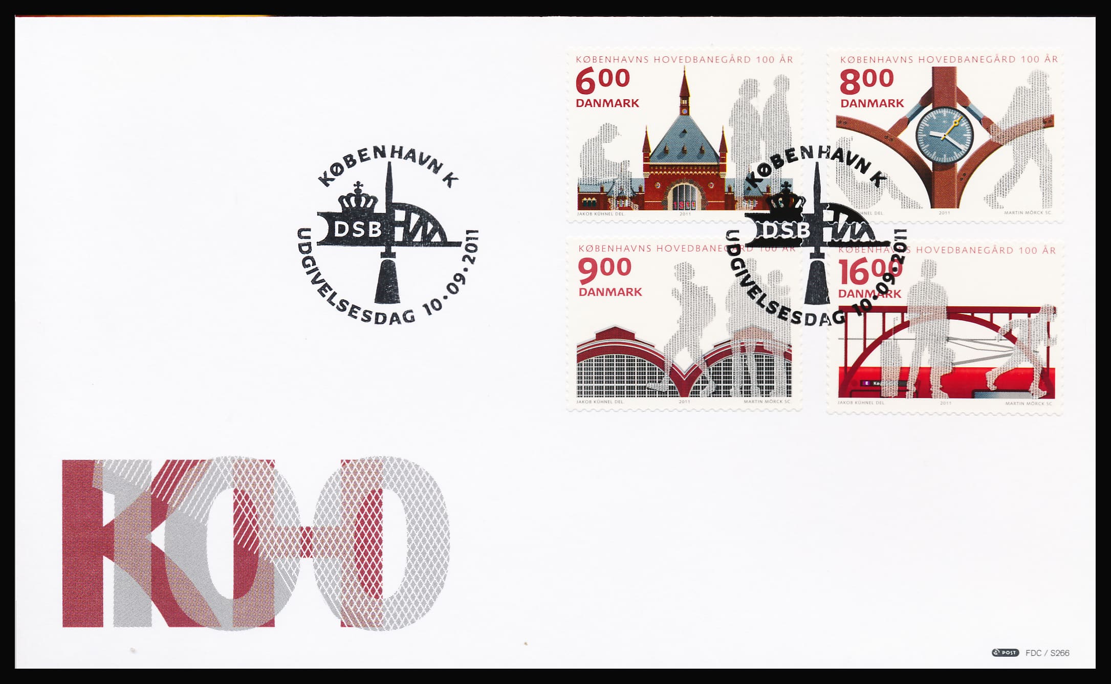 Danmark FDC AFA 1675-1678