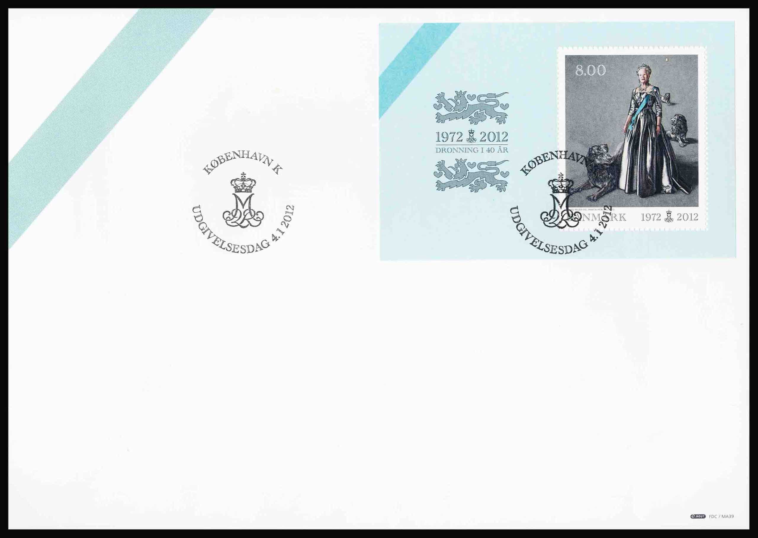Danmark FDC AFA 1695A